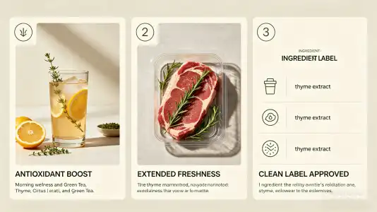 Applying Thyme Extract Powder in Functional Foods and Beverages