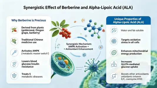 Science Behind Berberine and ALA Synergy Science Behind Berberine and ALA Synergy
