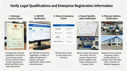 Checking Legal Credentials and Business Registration Checking Legal Credentials and Business Registration