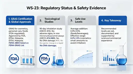 Regulatory Status and Safety Evidence for WS-23 Regulatory Status and Safety Evidence for WS-23