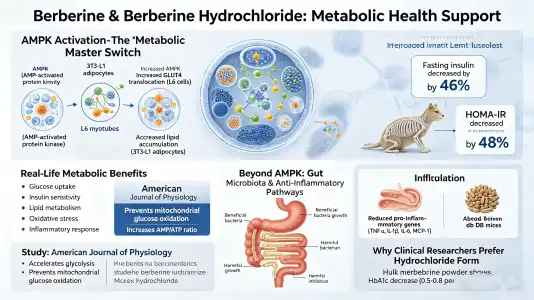 Berberine and Berberine HCL Support Metabolic Health