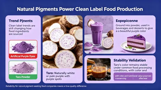 Natural Colorant for Clean-Label Food Manufacturing
