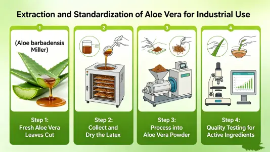 Aloin Extracted and Standardized for Industrial Use Aloin Extracted and Standardized for Industrial Use