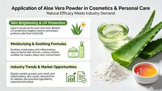 Cosmetic and Personal Care Applications of Aloin Powder