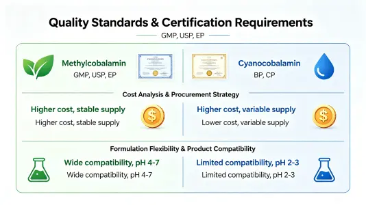 Comparing Methylcobalamin and Cyanocobalamin for Different Business Needs Comparing Methylcobalamin and Cyanocobalamin for Different Business Needs