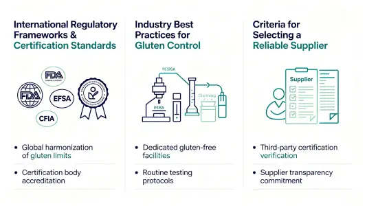 Gluten-Free Certification and Quality Control for Oat Beta-Glucan Powder