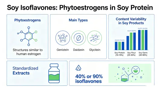 Soy Isoflavones Appear in Soy Protein Powder