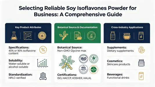 Choose a Reliable Soy Isoflavone Powder for B2B Use