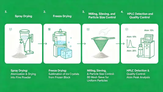 Converting Aloe Gel into Stable Aloe