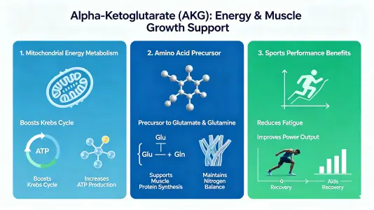 Alpha Ketoglutaric Acid Supports Energy Production and Muscle Growth