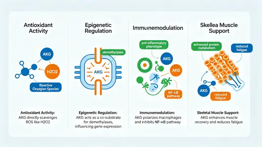 Key Physiological Functions of Alpha Ketoglutarate