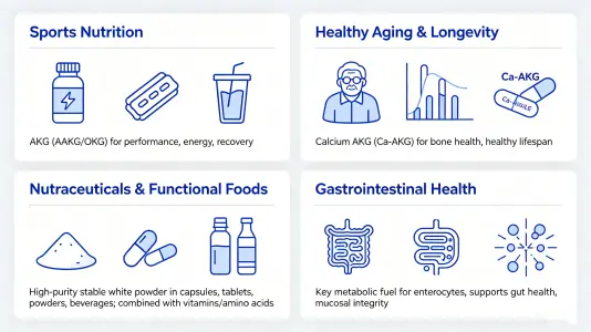 Alpha Ketoglutarate as a Health Supplement Ingredient
