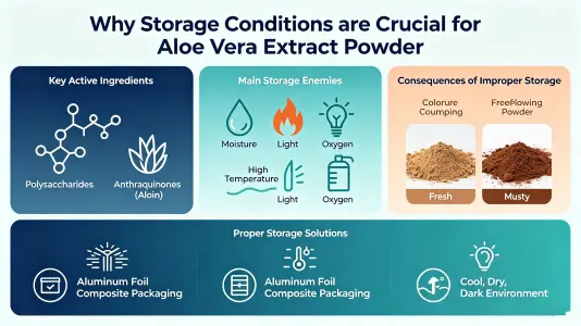 Why Storage Conditions Matter for Aloe Vera Extract Powder