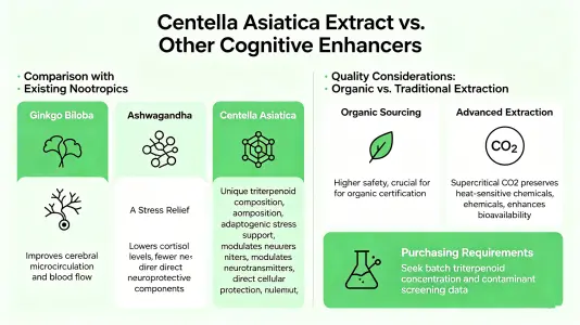 Comparing Gotu Kola Extract with Other Cognitive Enhancers