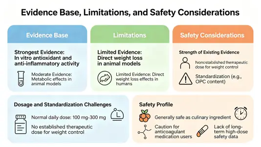 Evidence Base, Limitations, and Safety Considerations Evidence Base, Limitations, and Safety Considerations