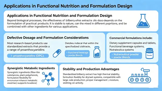 Application in Functional Nutrition and Formulation Design