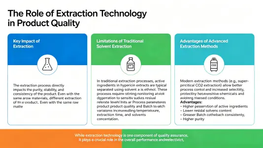 The Role of Extraction Technology in Product Quality
