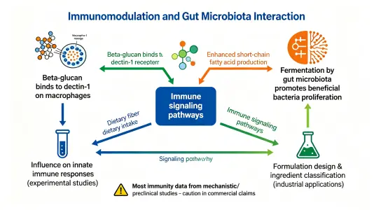 Immune modulation and gut microbiota interaction Immune modulation and gut microbiota interaction