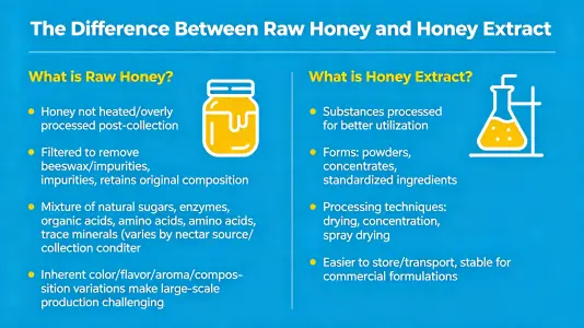 Difference Between Raw Honey and Honey Extract
