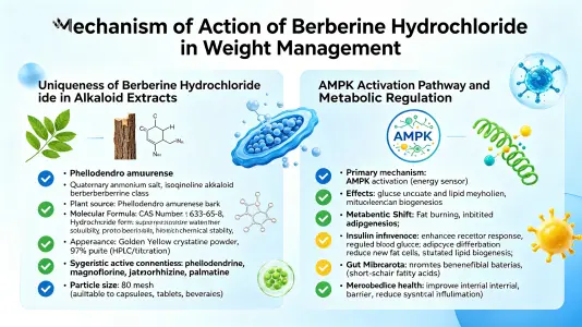 Berberine HCL Mechanism in Weight Management