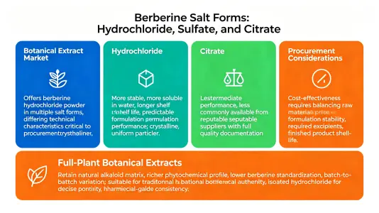 Berberine Salt Forms