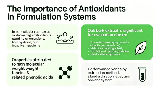 Antioxidant relevance in formulation systems