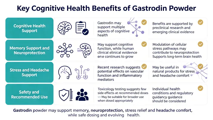 Key Benefits of Gastrodin Powder for Cognitive Health Key Benefits of Gastrodin Powder for Cognitive Health