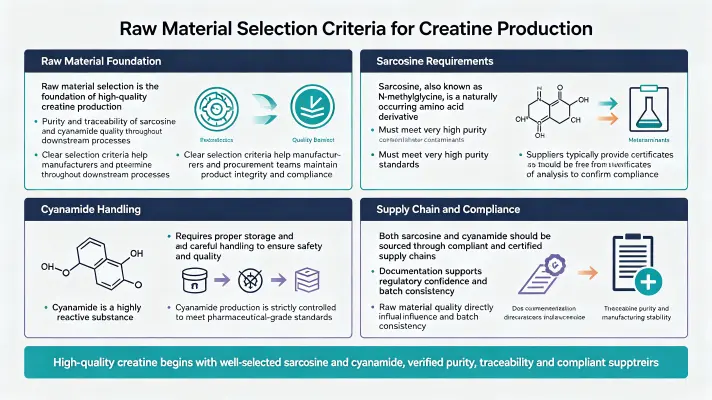 Raw Material Selection Criteria