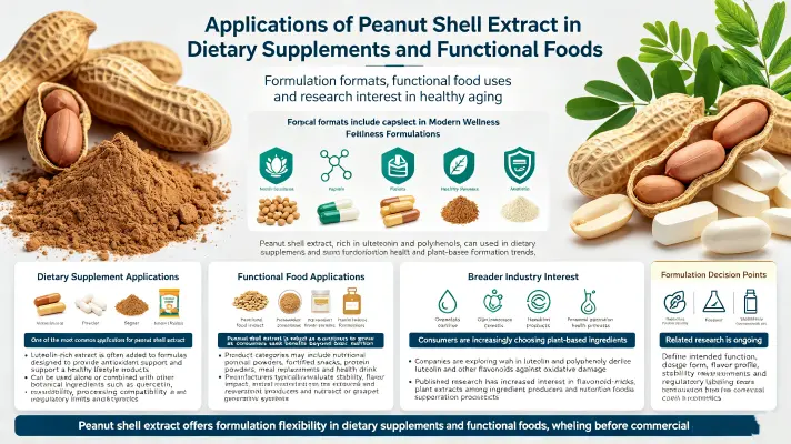 How Is Peanut Shell Extract Used in Dietary Supplements and Functional Foods