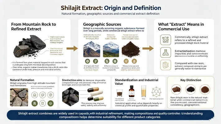 Origin and Definition of Shilajit Extract Origin and Definition of Shilajit Extract