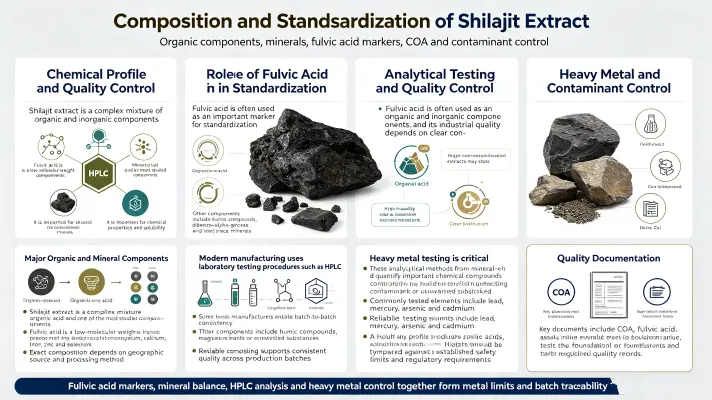 Composition and Standardization of Shilajit Extract Composition and Standardization of Shilajit Extract