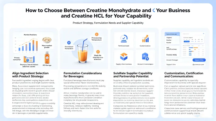 How to Choose Between Creatine Monohydrate and Creatine HCL for Your Business How to Choose Between Creatine Monohydrate and Creatine HCL for Your Business