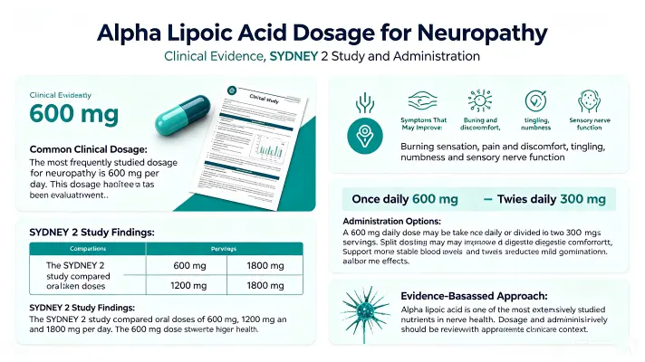 What Is the Recommended Alpha Lipoic Acid Dosage for Neuropathy What Is the Recommended Alpha Lipoic Acid Dosage for Neuropathy