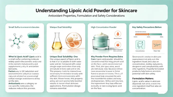 Understanding Alpha Lipoic Acid Powder for Skin Use