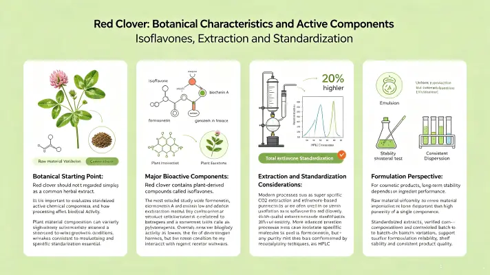 Botanical Profile and Active Compounds of Red Clover