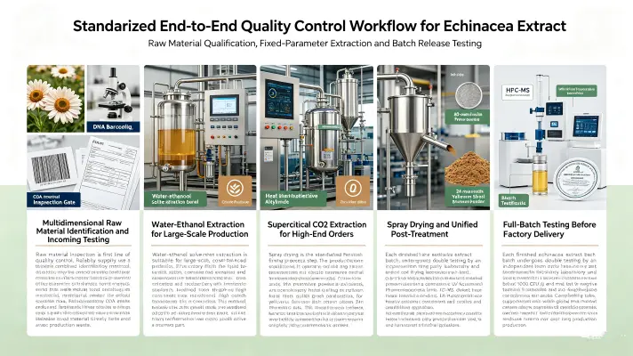 Standardized Whole-Process Quality Control Workflow for Echinacea Purpurea Extract Standardized Whole-Process Quality Control Workflow for Echinacea Purpurea Extract