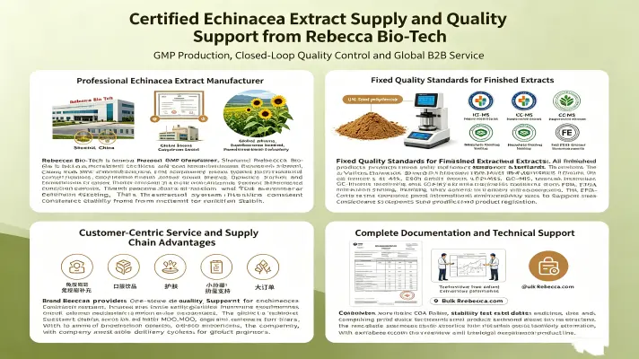 Certified Echinacea Purpurea Extract Supply and Quality Support From Rebecca Biotechnology
