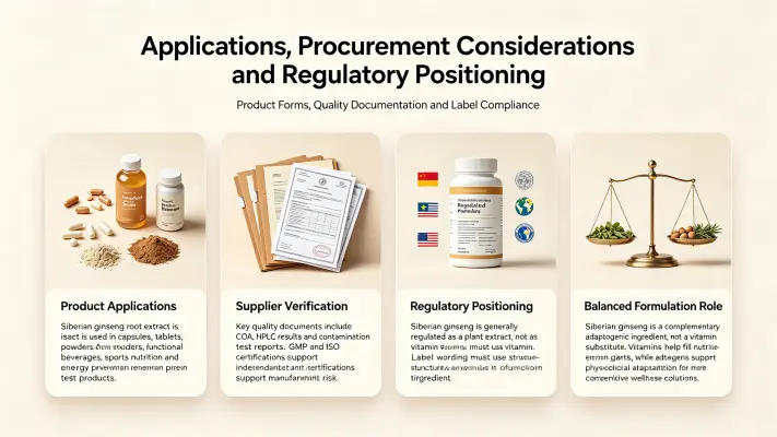 Applications, Procurement Considerations, and Regulatory Positioning Applications, Procurement Considerations, and Regulatory Positioning