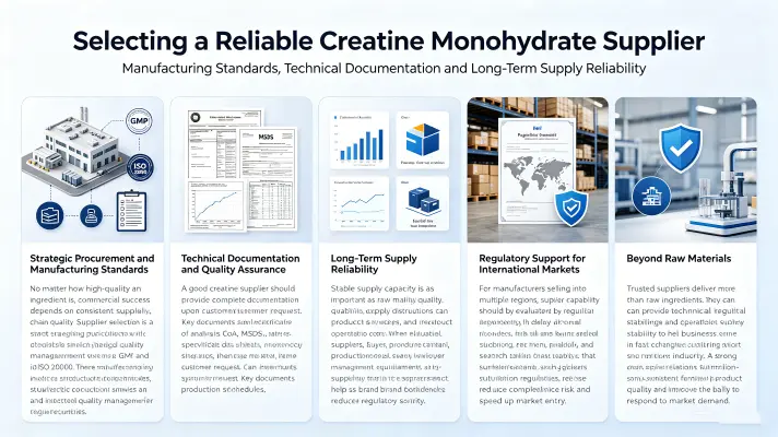 Choosing a Reliable Creatine Monohydrate Supplier