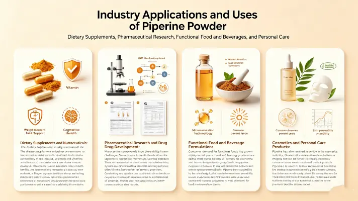Applications and Uses of Piperine Powder Across Industries