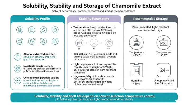 Stability and Solubility