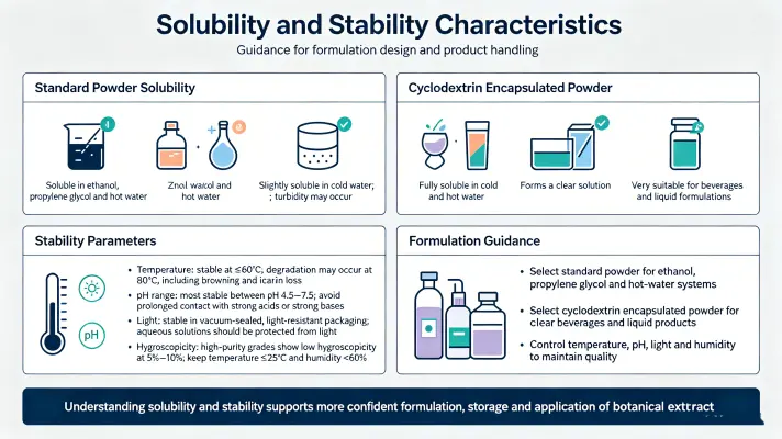 Solubility & Stability Characteristics Solubility & Stability Characteristics