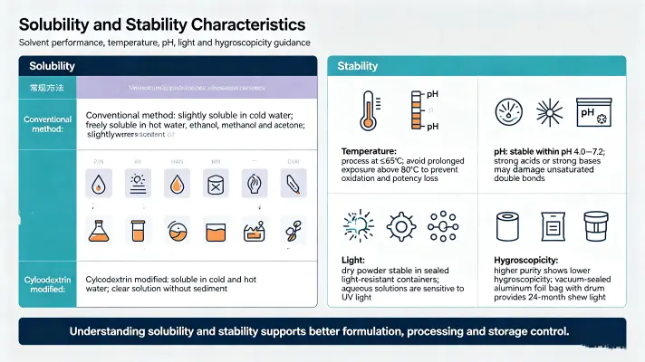 Solubility & Stability Features