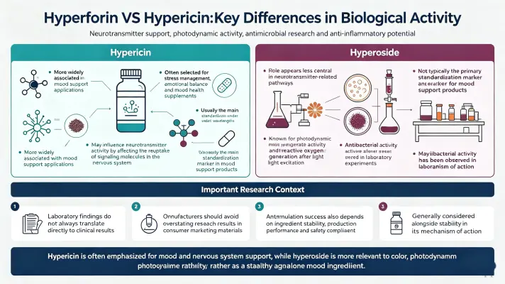 Key Differences in Biological Activity Key Differences in Biological Activity
