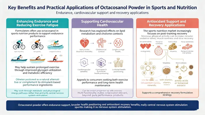 Key Benefits and Practical Uses of Octacosanol Powder in Sports and Nutrition Key Benefits and Practical Uses of Octacosanol Powder in Sports and Nutrition