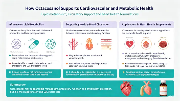 How Does Octacosanol Support Cardiovascular and Metabolic Health How Does Octacosanol Support Cardiovascular and Metabolic Health