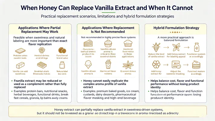 When Honey Can Replace Vanilla Extract (And When It Cannot)