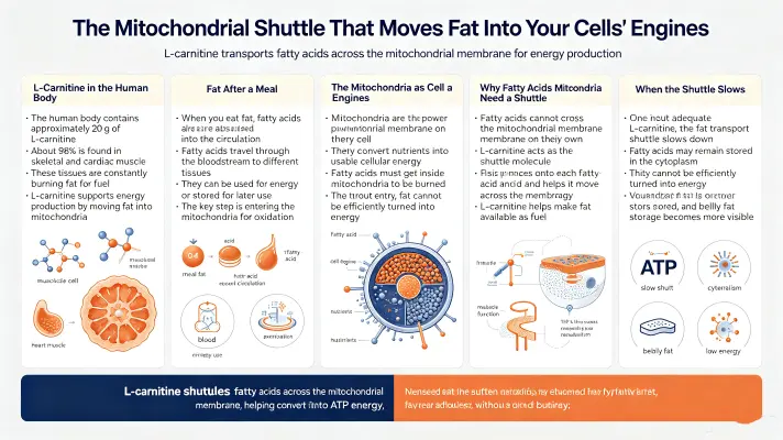 The Mitochondrial Shuttle That Moves Fat Into Your Cells' Engines