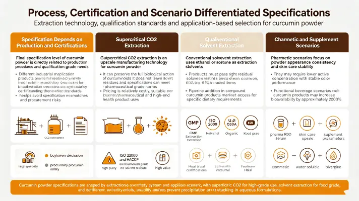 Process, Certification and Scenario Differentiated Specifications