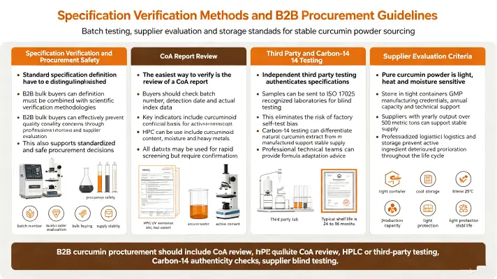 Specification Verification Methods and B2B Procurement Guidelines Specification Verification Methods and B2B Procurement Guidelines